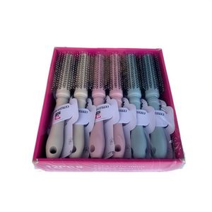 MNJ Hair Brush Set 12Pcs Round Bristle For Styling And Blow Drying - Product Image 1