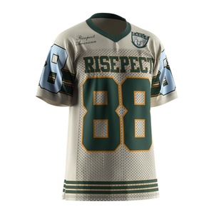 เสื้อเจอร์ซีย์กีฬาแข่งขัน โพลีเอสเตอร์ แห้งเร็ว สำหรับฝึกซ้อม แบบตาข่าย สั่งทำได้ เสื้ออเมริกันฟุตบอล - Product Image 3