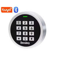 Contrôleur d'accès de porte intelligent Tuya étanche avec mini-clavier physique, carte RFID et application mobile