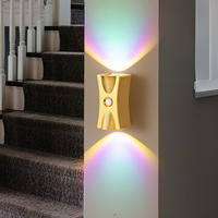 Lampe murale rechargeable à détecteur de mouvement, éclairage LED haut et bas, applique murale à LED, batterie 1200 mAh
