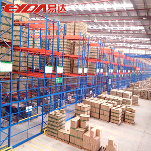 מערכת מדפים תעשייתית כבדה, מדפי משטחים בודדים, מדפי מתכת לאחסון במוסך/מחסן/מפעל - Product Image 2