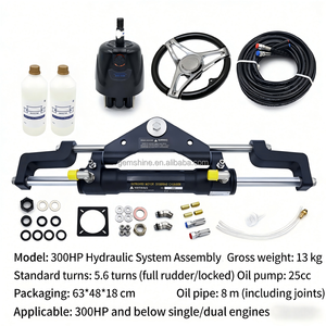 Kit di Sterzo Idraulico Fuoribordo 80HP/150HP/300HP/700HP per Imbarcazioni con Set Completo di Accessori - Product Image 2