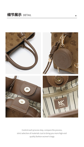 <span class=keywords><strong>Sac</strong></span> fourre-tout en PU résistant à l'eau haut de gamme, <span class=keywords><strong>sac</strong></span> à main quotidien de luxe léger, <span class=keywords><strong>sac</strong></span> à bandoulière croisé tendance pour <span class=keywords><strong>femme</strong></span>, modèle Dumpling ouvert - Product Image 4