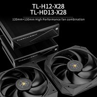 Thermalright Royal Pretor 130 noir 158mm double tour CPU refroidisseur d'air 6 tuyaux de chaleur doubles ventilateurs PWM