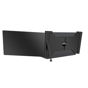 Ordinateur portable portable à <span class=keywords><strong>double</strong></span> écran de 15,4 pouces Full HD 1080P <span class=keywords><strong>avec</strong></span> panneau IPS noir <span class=keywords><strong>Mac</strong></span> Windows Écran étendu pour ordinateurs portables - Product Image 4