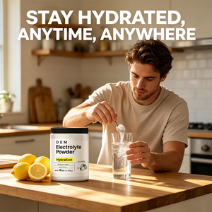 Lemon Flavor Electrolyte Hydration Powder <strong>Keto</strong> Friendly Replenish Minerals Support Workout Recovery Daily Hydration Supplement - Product Image 3