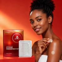 Masque pour les yeux à marque privée, patchs de glucose microcristallin, Cyclocarya Mulberry, HA, Adénosine, transdermique, anti-rides, glycémie
