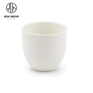 Tốt 180ml trà cup biểu tượng tùy chỉnh thiết kế giá rẻ nhà hàng Mug trắng sứ cốc cà phê chén gốm không có xử lý