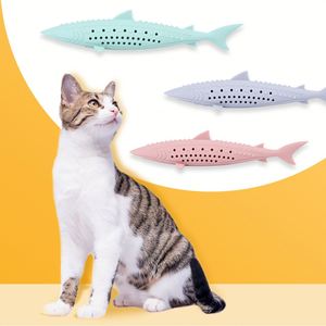 Novedades Juguetes de silicona para mascotas de grado alimenticio Masticar Limpieza de dientes <span class=keywords><strong>Catnip</strong></span> Juguete interactivo para gatos - Product Image 4
