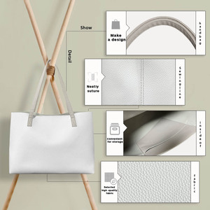 Bolso Tote <span class=keywords><strong>con</strong></span> Diseño Polinesio Tapa para Mujer, <span class=keywords><strong>con</strong></span> Asa, Tamaño Grande, de Cuero PU, Bolsos de Hombro y Bolsos de Mano, Logotipo Personalizado, MOQ 1 Pieza - Product Image 6