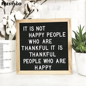 Vendita all'ingrosso 10x10 "Message feltro lettera Board nome del prodotto e quadrato, forma rotonda scritta <span class=keywords><strong>in</strong></span> feltro - Product Image 5