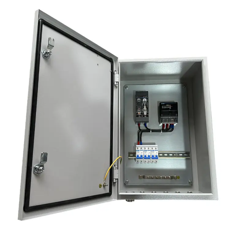Boîte de commande en métal Fer électrique Mur Distribution Power Switch Boîtes de panneaux électriques