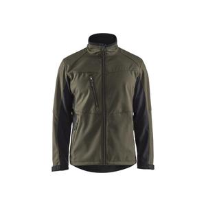 BLAKLADER-Veste Softshell 495025164599M Vert olive foncé/Noir-VESTES DE TRAVAIL EAN 7330509534755 - Product Image 1