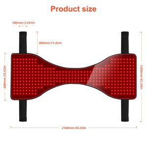 Enveloppe de thérapie par lumière rouge équine 660nm 850nm, couverture infrarouge réutilisable pour chevaux et chiens, soulagement de la douleur et récupération musculaire - Product Image 2