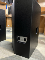 Speaker Monitor Panggung Profesional Pasif Full-range 15 inci 15+ 450W dengan Horn Putar, Kayu Lapis Birch, Amplifier Eksternal