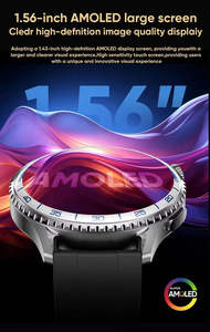 Montre de sport MT900 ECG PPG avec écran bleu, éclairage flash, SOS, avertissement de course nocturne, surveillance de la température corporelle, du sommeil et de la fréquence cardiaque - Product Image 2