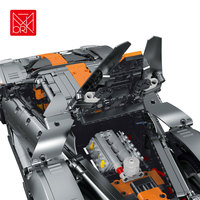 XMORK Juego de Bloques de Construcción de Auto Deportivo GT 1:8, 2828 Piezas, Auto de Carreras Mecánico, Bloques de Construcción DIY, Modelo de Auto para Armar, Juguete para Niños y Adultos