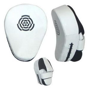 Boxe thaï en cuir de vache, bleu, noir, blanc, rouge, siokt - Product Image 1