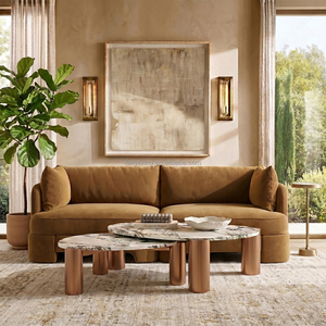 Ensemble modulaire de luxe FERLY en gros, sectionnel, moderne, de haute qualité, en tissu personnalisé, pour villas et hôtels - Product Image 1