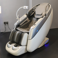 Fauteuil de massage pliable 4D Shiatsu à gravité zéro, élégant, neuf, de luxe, pour usage domestique, avec musique IA
