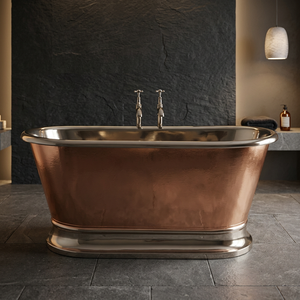 Bañera de cobre antiguo martillado, independiente, superventas, a precio mayorista económico - Artesanías indias para el hogar - Product Image 1