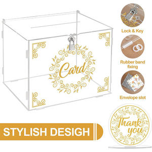 Rõ ràng Acrylic từ thiện bộ sưu tập hộp với khó<span class=keywords><strong>a</strong></span> nhự<span class=keywords><strong>a</strong></span> Tặng Rack hiển thị và từ thiện Pin - Product Image 3