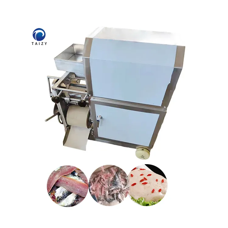 Mesin Pencabut cangkang udang mesin pemetik daging ikan penggiling daging ikan mesin pemisah daging
