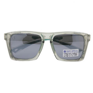 刻印された新しいデザインのフラットレンズスクエアアンチドロップバックルとラバーインサートレッグ処方サイドシールド保護安全メガネ - Product Image 2