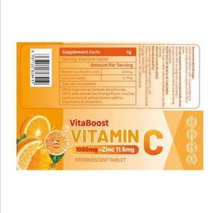 Tableta Efervescente de Disolución Rápida de Alta Calidad de Marca Privada 1000mg, Suplemento Dietético para el Apoyo Inmunológico OEM - Product Image 3