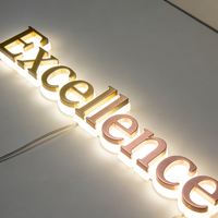 Letrero Personalizado con Nombre de Tienda para Interiores y Exteriores, Letrero Metálico 3D, Logotipo LED para Salón de Uñas, Letrero 3D para Decoración de Tiendas