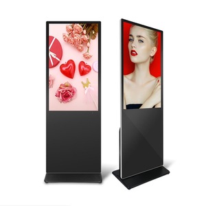 Hiseeview HI-RD-002 จอแสดงผลดิจิทัลแบบตั้งพื้นขนาด 43-65 นิ้ว พร้อมระบบสัมผัสที่ประตู เครื่องโฆษณาแบบรวมในตัว จอแสดงผลความละเอียดสูง - Product Image 1