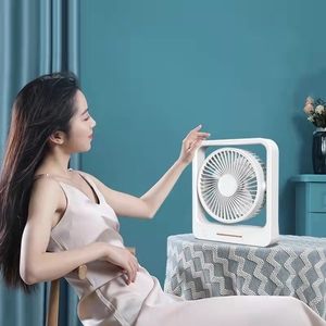 Shenzhen Factory Wholesales OEM/ODM Led Cooling Fan DC 5V/1A Mini Cooling Fan Rechargeable