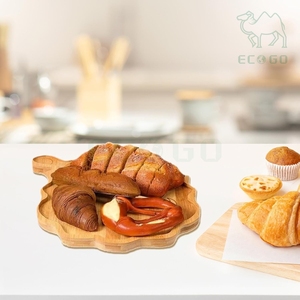 Plateau de service en bambou pour fruits et desserts de Noël, idéal pour les fêtes, les dîners et les cadeaux de luxe pour enfants - Product Image 4