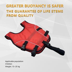 إكسسوارات حمام سباحة رياضية مائية للأطفال PFD لون أحمر سترة سباحة قابلة للتعديل للأطفال سترة طفو - Product Image 3