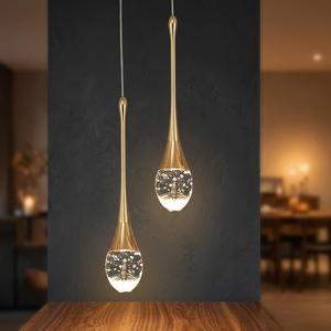 Suspension LED industrielle moderne avec motif découpé, structure en fer, design dimmable et personnalisable pour maison, café, bar - Product Image 4