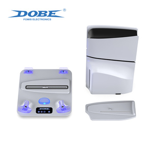 Ventilateur de refroidissement multifonction DOBE pour PS5, chargeur de manette, station de charge <span class=keywords><strong>VR</strong></span>, support vertical pour PS5/<span class=keywords><strong>Slim</strong></span>/Pro, accessoires de jeu - Product Image 2