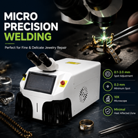 Saldatrice Laser da Banco 200W per Gioielli, Macchina per Saldatura Laser YAG per Oreficeria, Saldatura di Oro, Argento, Oro K e Platino