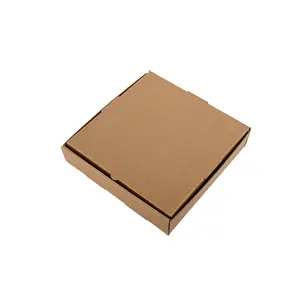 Biểu tượng tùy chỉnh bán buôn bánh pizza hộp sóng Đóng gói hộp cho miễn phí thiết kế nhà máy trực tiếp bán