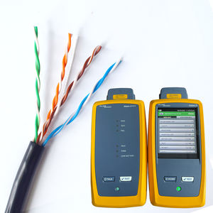 Caméra intérieure UTP CAT5E câble réseau 24AWG 0.5mm CCA Coper CCTV sécurité câble Ethernet <span class=keywords><strong>CAT5</strong></span> pass Test - Product Image 2