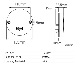 IP67 Linterna Trasera LED 10V 30V Alta Luminosidade Para Ford F150 Ranger Reboque Onibus E Utilitario Luz Trasera - Product Image 4