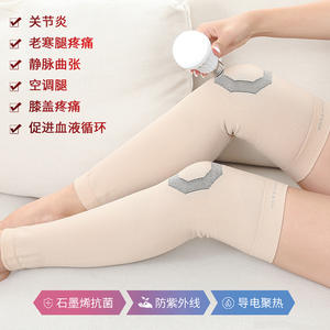 ทูริง เมดิคอล สนับเข่าแบบยาวปานกลาง ช่วยรักษาความอบอุ่นบริเวณข้อต่อ สำหรับผู้ชายและผู้หญิง บรรเทาอาการปวด ป้องกันขา - Product Image 2