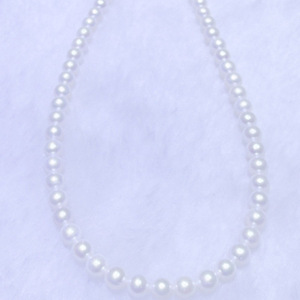 Collar de Perlas de Agua Dulce Naturales de Zhuji, 5-6 mm, Redondas Aurora, Extremadamente Finas y Delicadas, Perlas Sueltas Semiterminadas - Product Image 4