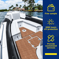 Revêtement de sol pour bateau en mousse EVA adhésive 3M personnalisé XYF, fournitures marines durables de qualité supérieure, revêtement de pont en teck moderne imperméable pour usage extérieur