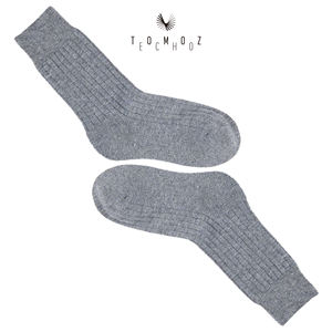 Calcetines de Vestir de Lana de Lujo para Mujer con Logotipo Personalizado Impreso por Transferencia de Calor, Cálidos y Transpirables para Uso Diario - Product Image 3