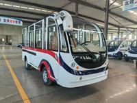 Bus touristique électrique semi-fermé de 17 places pour le tourisme, navette électrique pour les routes non publiques