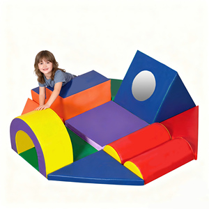 New 10 miếng nhiều hình dạng mềm gương trong nhà leo núi mềm chơi centre khối Chăm sóc ban ngày cho trẻ em an toàn không trượt PU bọt bền - Product Image 1
