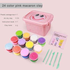 12-Color Air Dry Polymer Clay <b>Kit</b> Soft Safe Creative Fun Educational Playful Kids' <b>Magic</b> Modeling Clay Plastic Playdough Slime - Product Image 5