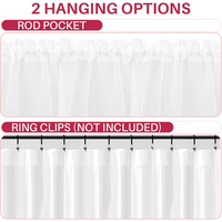 ARODDY Support de réduction d'expédition Rideau en voile diffuseur de lumière en polyester personnalisé de qualité supérieure 132*160cm pour entreprises