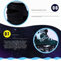 Patins à roulettes en ligne en promotion pour garçons et filles débutants, idéaux pour le fitness en extérieur et le slalom, avec roues en PU et roulements ABEC-7