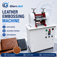 Mesin Emboss Kulit Pneumatik 10 hingga 138mm Roller Pattern Press untuk Sabuk, Dompet, Tas, Peralatan Pengolahan Kulit